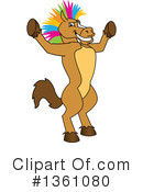 Stallion School Mascot Clipart #1361080 by Mascot Junction