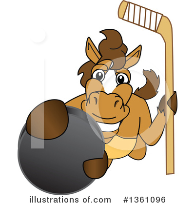 Stallion School Mascot Clipart #1361096 by Mascot Junction