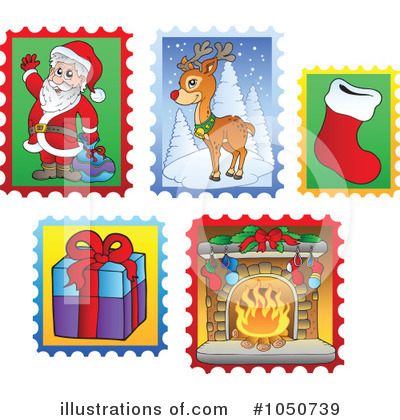 Royalty-Free (RF) Stamps Clipart Illustration by visekart - Stock Sample #1050739