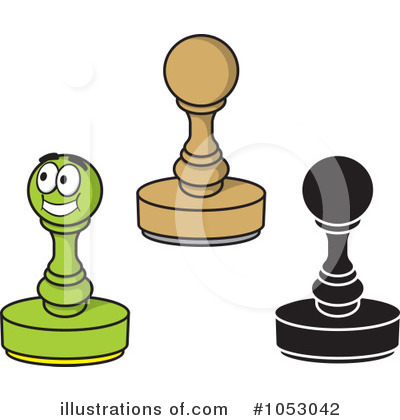 Royalty-Free (RF) Stamps Clipart Illustration by Any Vector - Stock Sample #1053042