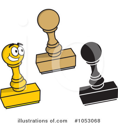 Royalty-Free (RF) Stamps Clipart Illustration by Any Vector - Stock Sample #1053068