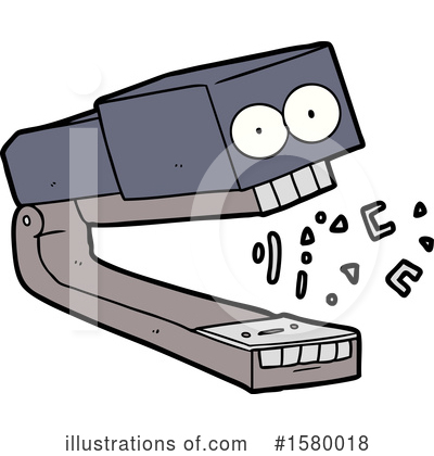 Royalty-Free (RF) Stapler Clipart Illustration by lineartestpilot - Stock Sample #1580018
