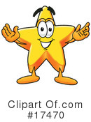 Star Character Clipart #17470 by Mascot Junction