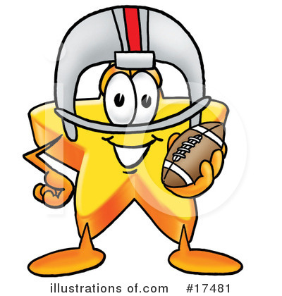 Football Clipart #17481 by Toons4Biz