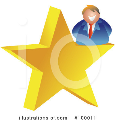 Royalty-Free (RF) Star Clipart Illustration by Prawny - Stock Sample #100011