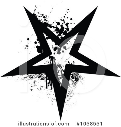 Royalty-Free (RF) Star Clipart Illustration by michaeltravers - Stock Sample #1058551