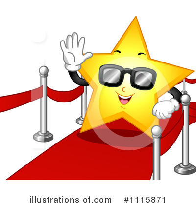 Royalty-Free (RF) Star Clipart Illustration by BNP Design Studio - Stock Sample #1115871