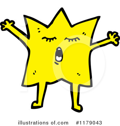 Royalty-Free (RF) Star Clipart Illustration by lineartestpilot - Stock Sample #1179043