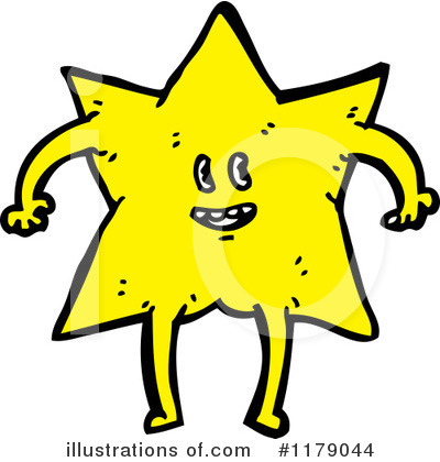 Royalty-Free (RF) Star Clipart Illustration by lineartestpilot - Stock Sample #1179044