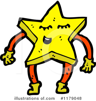 Royalty-Free (RF) Star Clipart Illustration by lineartestpilot - Stock Sample #1179048