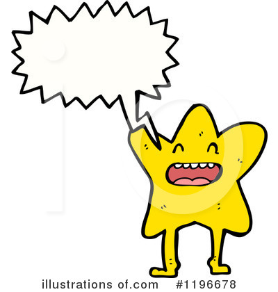 Royalty-Free (RF) Star Clipart Illustration by lineartestpilot - Stock Sample #1196678