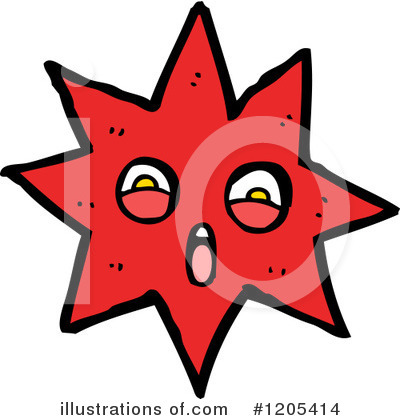 Royalty-Free (RF) Star Clipart Illustration by lineartestpilot - Stock Sample #1205414