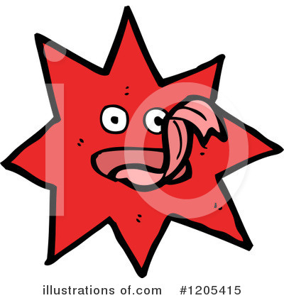 Royalty-Free (RF) Star Clipart Illustration by lineartestpilot - Stock Sample #1205415