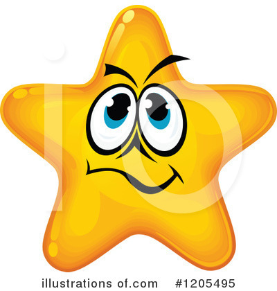 Royalty-Free (RF) Star Clipart Illustration by Vector Tradition SM - Stock Sample #1205495