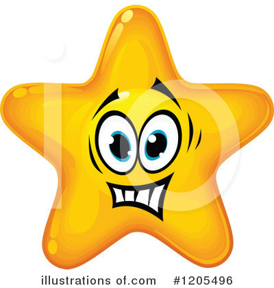 Royalty-Free (RF) Star Clipart Illustration by Vector Tradition SM - Stock Sample #1205496