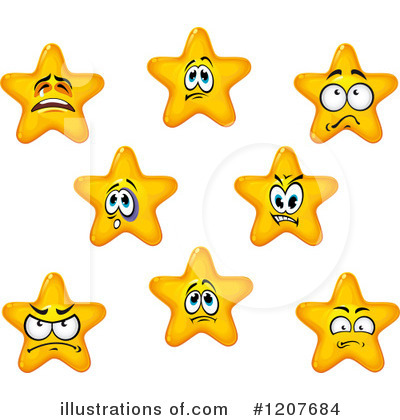 Royalty-Free (RF) Star Clipart Illustration by Vector Tradition SM - Stock Sample #1207684