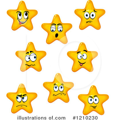 Royalty-Free (RF) Star Clipart Illustration by Vector Tradition SM - Stock Sample #1210230
