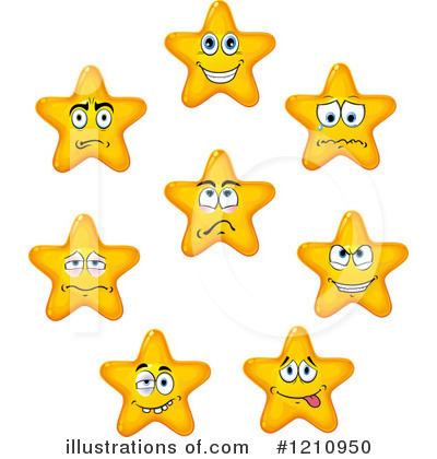 Royalty-Free (RF) Star Clipart Illustration by Vector Tradition SM - Stock Sample #1210950