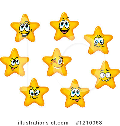 Royalty-Free (RF) Star Clipart Illustration by Vector Tradition SM - Stock Sample #1210963