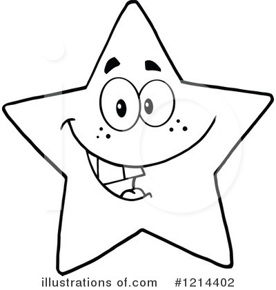 Star Mascot Clipart #1214402 by Hit Toon