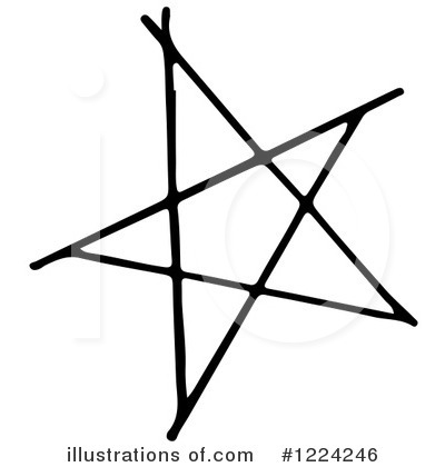 Pentagram Clipart #1224246 by Picsburg