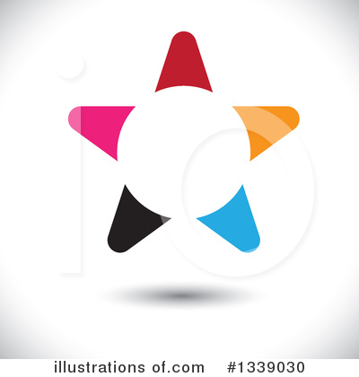 Royalty-Free (RF) Star Clipart Illustration by ColorMagic - Stock Sample #1339030