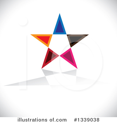 Royalty-Free (RF) Star Clipart Illustration by ColorMagic - Stock Sample #1339038