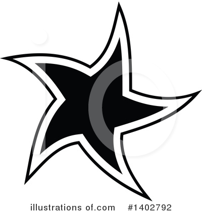 Royalty-Free (RF) Star Clipart Illustration by dero - Stock Sample #1402792