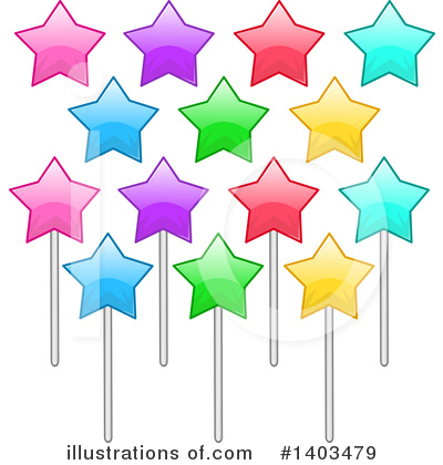 Royalty-Free (RF) Star Clipart Illustration by Liron Peer - Stock Sample #1403479