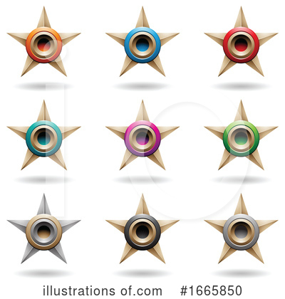 Royalty-Free (RF) Star Clipart Illustration by cidepix - Stock Sample #1665850