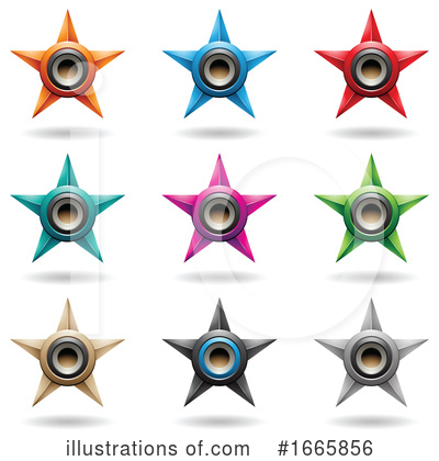 Royalty-Free (RF) Star Clipart Illustration by cidepix - Stock Sample #1665856