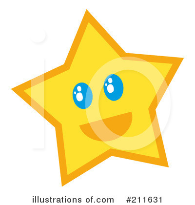 Royalty-Free (RF) Star Clipart Illustration by Hit Toon - Stock Sample #211631