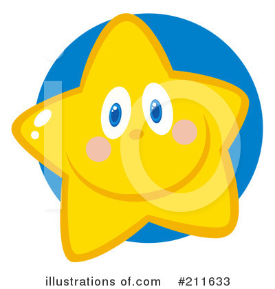Royalty-Free (RF) Star Clipart Illustration by Hit Toon - Stock Sample #211633