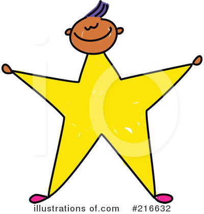 Royalty-Free (RF) Star Clipart Illustration by Prawny - Stock Sample #216632
