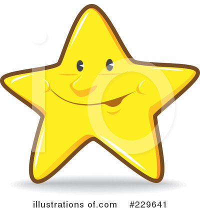 Royalty-Free (RF) Star Clipart Illustration by Qiun - Stock Sample #229641