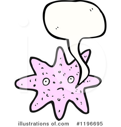 Royalty-Free (RF) Star Fish Clipart Illustration by lineartestpilot - Stock Sample #1196695