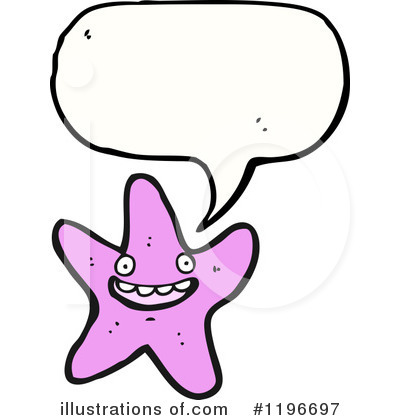 Royalty-Free (RF) Star Fish Clipart Illustration by lineartestpilot - Stock Sample #1196697