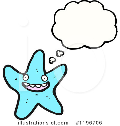 Royalty-Free (RF) Star Fish Clipart Illustration by lineartestpilot - Stock Sample #1196706