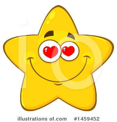 Royalty-Free (RF) Star Mascot Clipart Illustration by Hit Toon - Stock Sample #1459452