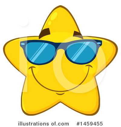 Royalty-Free (RF) Star Mascot Clipart Illustration by Hit Toon - Stock Sample #1459455