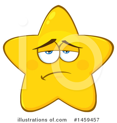 Royalty-Free (RF) Star Mascot Clipart Illustration by Hit Toon - Stock Sample #1459457