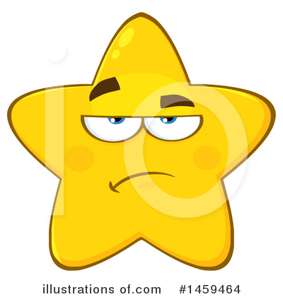 Royalty-Free (RF) Star Mascot Clipart Illustration by Hit Toon - Stock Sample #1459464