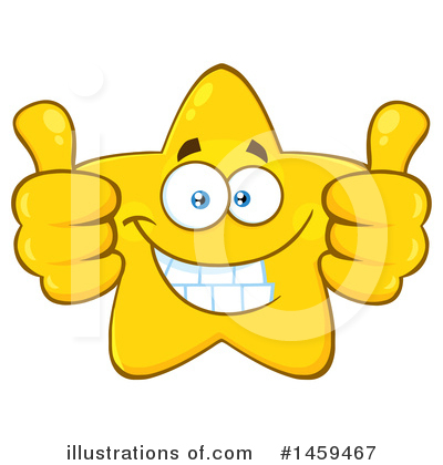 Royalty-Free (RF) Star Mascot Clipart Illustration by Hit Toon - Stock Sample #1459467