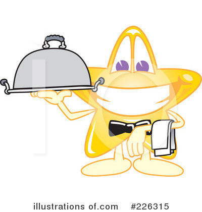 Royalty-Free (RF) Star Mascot Clipart Illustration by Mascot Junction - Stock Sample #226315
