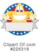 Star Mascot Clipart #226318 by Mascot Junction