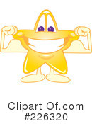 Star Mascot Clipart #226320 by Mascot Junction