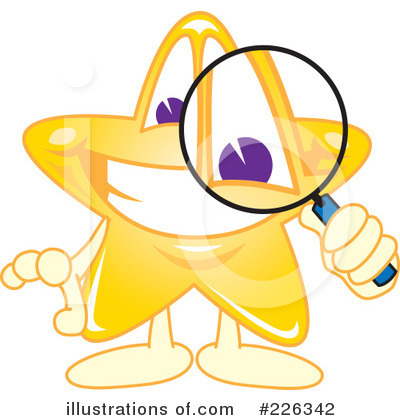 Royalty-Free (RF) Star Mascot Clipart Illustration by Mascot Junction - Stock Sample #226342