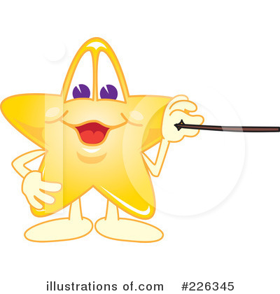 Royalty-Free (RF) Star Mascot Clipart Illustration by Mascot Junction - Stock Sample #226345