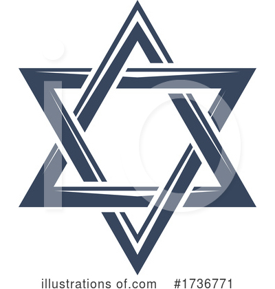 Royalty-Free (RF) Star Of David Clipart Illustration by Vector Tradition SM - Stock Sample #1736771