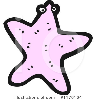 Royalty-Free (RF) Starfish Clipart Illustration by lineartestpilot - Stock Sample #1176164